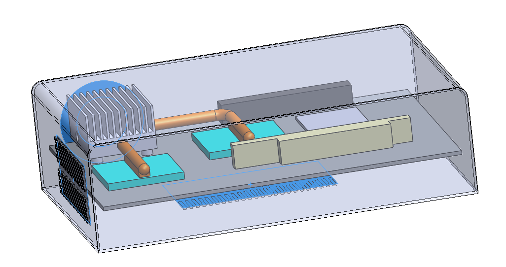 SOLIDWORKS Flow Simulation电子机箱散热的图11